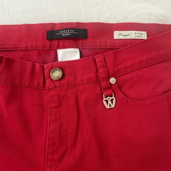 MaxMara Pants - MaxMara Weekend Vibrant Red Pants